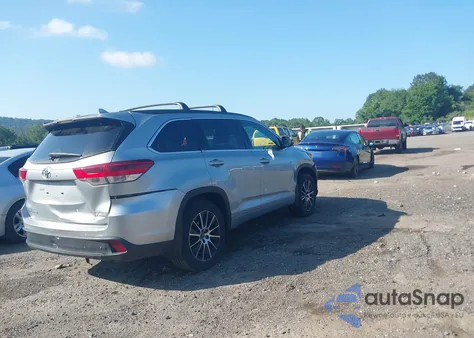 2017 Toyota Highlander Se from USA, damaged, VIN 5TDJZRFH1HS359958
